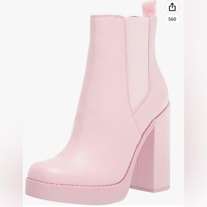 Pink Steve Madden Booties